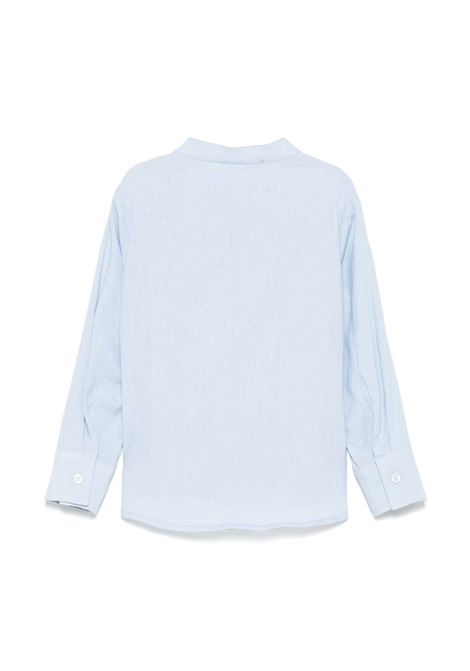 Camicia in lino U+E' BY MISS GRANT | UEM0535CELESTE